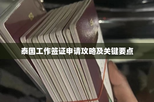 泰国工作签证申请攻略及关键要点  第1张