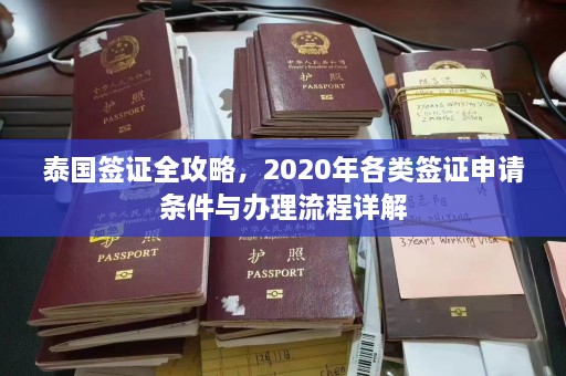 泰国签证全攻略，2020年各类签证申请条件与办理流程详解