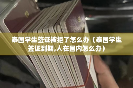 泰国学生签证被拒了怎么办（泰国学生签证到期,人在国内怎么办）