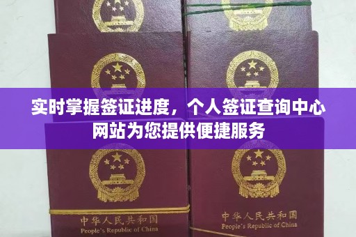 实时掌握签证进度，个人签证查询中心网站为您提供便捷服务