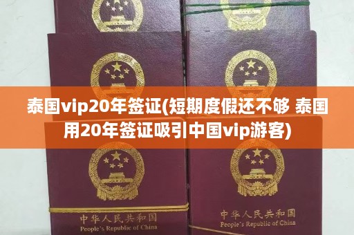 泰国vip20年签证(短期度假还不够 泰国用20年签证吸引中国vip游客)