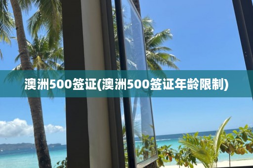 澳洲500签证(澳洲500签证年龄限制)