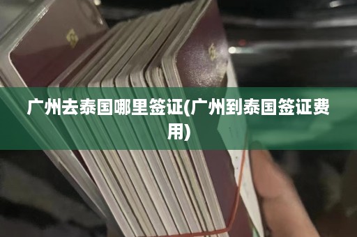 广州去泰国哪里签证(广州到泰国签证费用)  第1张