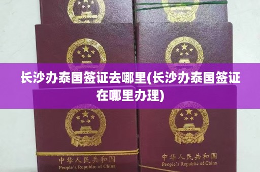 长沙办泰国签证去哪里(长沙办泰国签证在哪里办理)