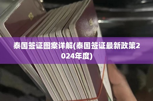 泰国签证图案详解(泰国签证最新政策2024年度)