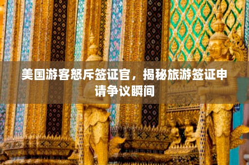 美国游客怒斥签证官，揭秘旅游签证申请争议瞬间