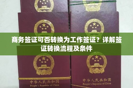 商务签证可否转换为工作签证？详解签证转换流程及条件