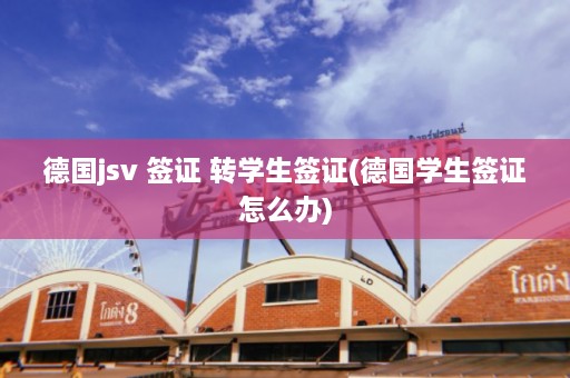 德国jsv 签证 转学生签证(德国学生签证怎么办)