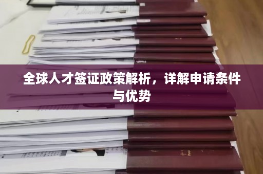 全球人才签证政策解析，详解申请条件与优势