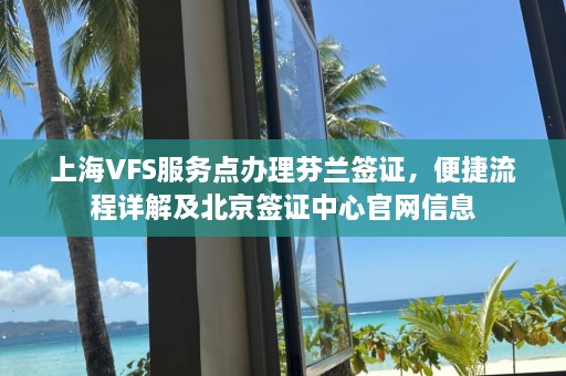 上海VFS服务点办理芬兰签证，便捷流程详解及北京签证中心官网信息