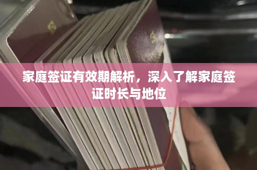 家庭签证有效期解析，深入了解家庭签证时长与地位