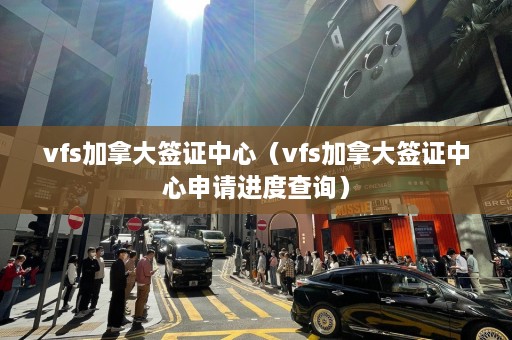 vfs加拿大签证中心（vfs加拿大签证中心申请进度查询）