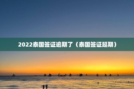 2022泰国签证逾期了（泰国签证延期）