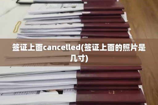 签证上面cancelled(签证上面的照片是几寸)