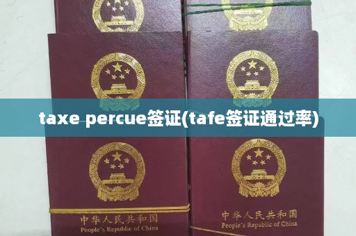 taxe percue签证(tafe签证通过率)