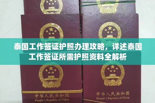 泰国工作签证护照办理攻略，详述泰国工作签证所需护照资料全解析