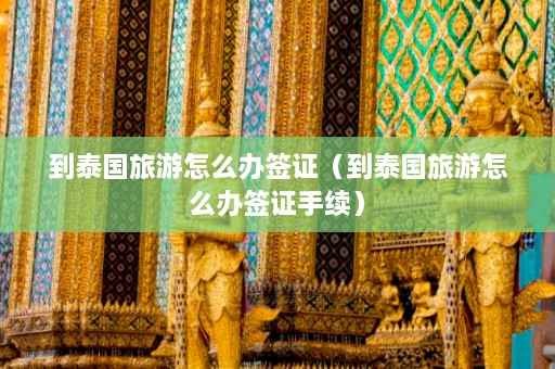 到泰国旅游怎么办签证（到泰国旅游怎么办签证手续）