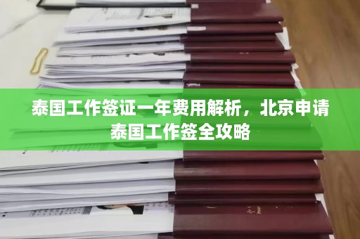 泰国工作签证一年费用解析，北京申请泰国工作签全攻略