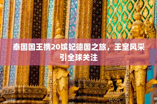 泰国国王携20嫔妃德国之旅，王室风采引全球关注