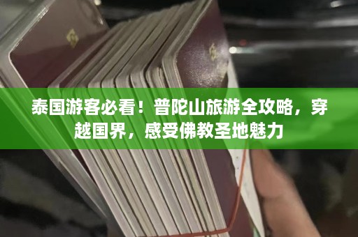 泰国游客必看！普陀山旅游全攻略，穿越国界，感受佛教圣地魅力