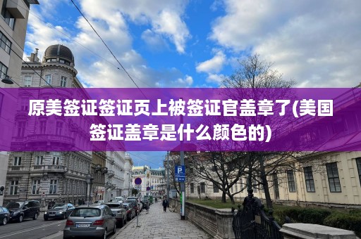 原美签证签证页上被签证官盖章了(美国签证盖章是什么颜色的)