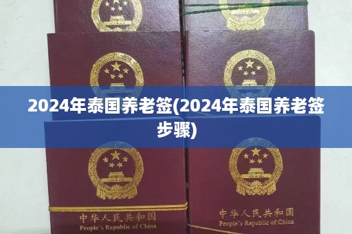 2024年泰国养老签(2024年泰国养老签步骤)