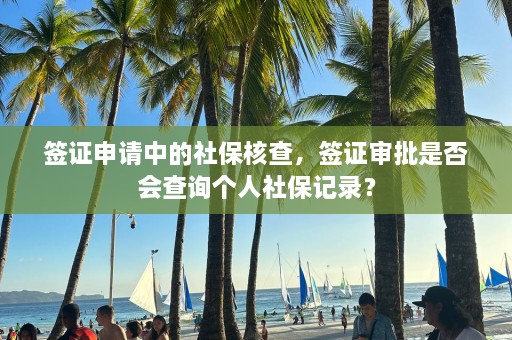 签证申请中的社保核查，签证审批是否会查询个人社保记录？