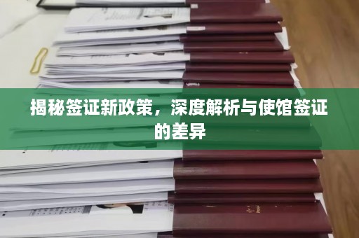 揭秘签证新政策，深度解析与使馆签证的差异