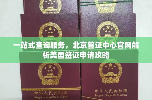 一站式查询服务，北京签证中心官网解析美国签证申请攻略