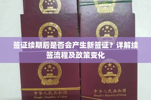 签证续期后是否会产生新签证？详解续签流程及政策变化