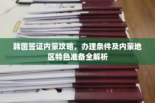 韩国签证内蒙攻略，办理条件及内蒙地区特色准备全解析