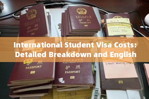 International Student Visa Costs: Detailed Breakdown and English Translation