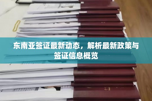 东南亚签证最新动态，解析最新政策与签证信息概览