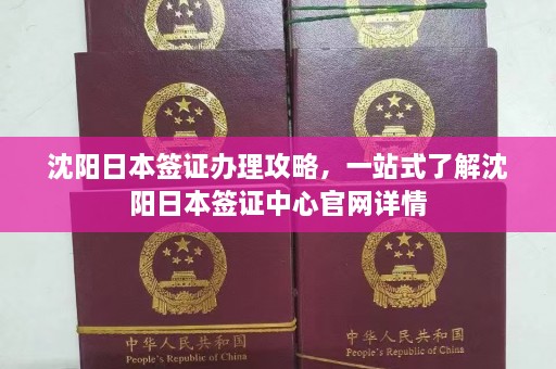 沈阳日本签证办理攻略，一站式了解沈阳日本签证中心官网详情