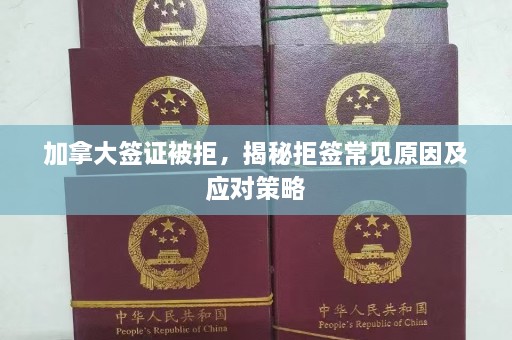 加拿大签证被拒，揭秘拒签常见原因及应对策略