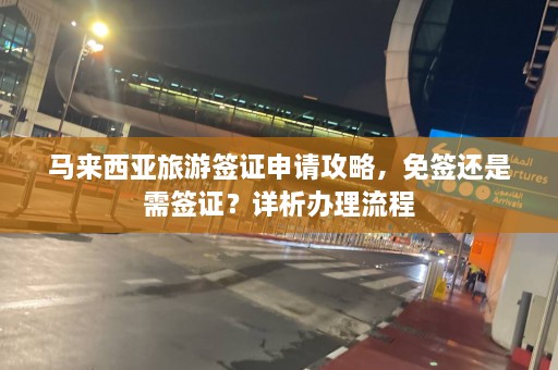 马来西亚旅游签证申请攻略，免签还是需签证？详析办理流程