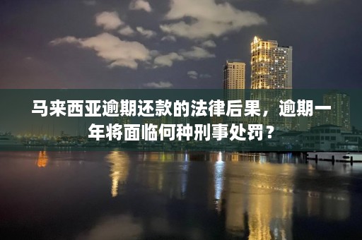 马来西亚逾期 *** 的法律后果，逾期一年将面临何种刑事处罚？