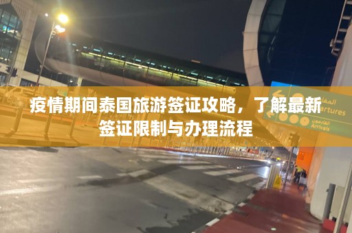 疫情期间泰国旅游签证攻略，了解最新签证限制与办理流程