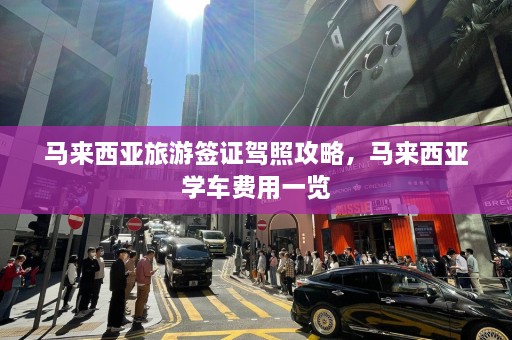 马来西亚旅游签证驾照攻略，马来西亚学车费用一览