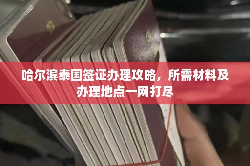 哈尔滨泰国签证办理攻略，所需材料及办理地点一网打尽