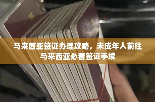 马来西亚签证办理攻略，未成年人前往马来西亚必看签证手续