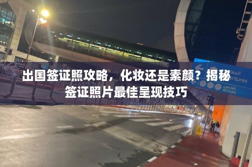 出国签证照攻略，化妆还是素颜？揭秘签证照片最佳呈现技巧