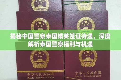 揭秘中国警察泰国精英签证待遇，深度解析泰国警察福利与机遇