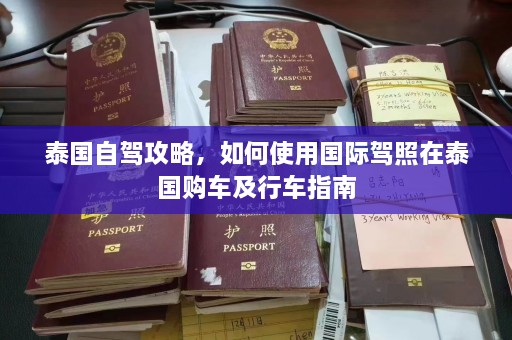 泰国自驾攻略，如何使用国际驾照在泰国购车及行车指南