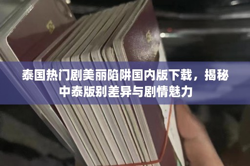 泰国热门剧美丽陷阱国内版下载，揭秘中泰版别差异与剧情魅力