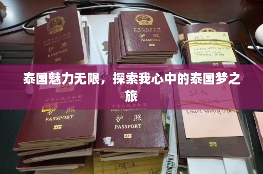 泰国魅力无限，探索我心中的泰国梦之旅