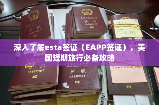 深入了解esta签证（EAPP签证），美国短期旅行必备攻略