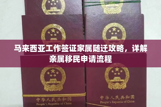 马来西亚工作签证家属随迁攻略，详解亲属移民申请流程