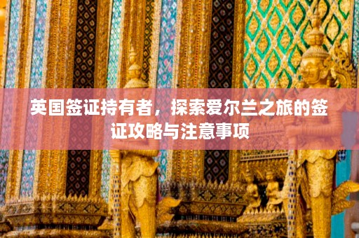 英国签证持有者，探索爱尔兰之旅的签证攻略与注意事项