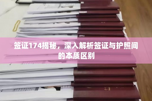 签证174揭秘，深入解析签证与护照间的本质区别